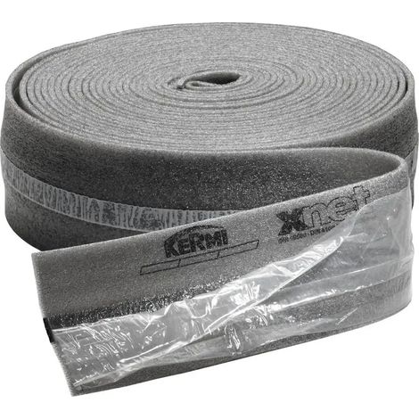 Kermi x-net Banda de aislamiento perimetral H 120 mm 25 m/rollo, SFZRS002000