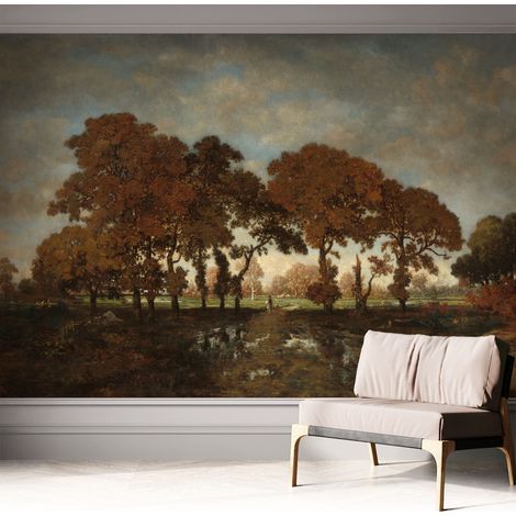 Fotomurale adesivo - parete decorativa - decorazione casa - stile moderno parete - Paesaggio idilliaco 312x219 cm (1/5)