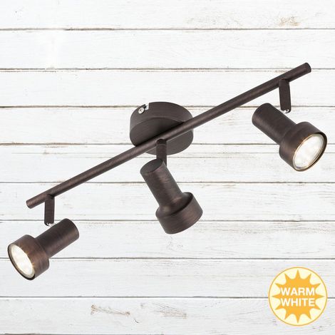LED Spot Deckenleuchte, 48 cm, 9 W, Kupfer, Briloner Leuchten