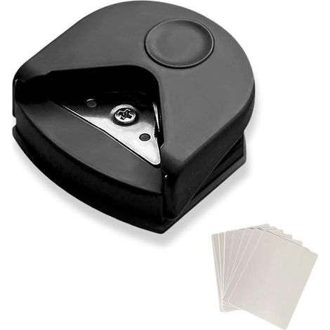 Perforatrice angolare R4 mm per carta e cartoncino, arrotondatrice angolare con lama in acciaio inox e contenitore di raccolta, perforatrice per scrapbooking e creazione di biglietti. (1/5)