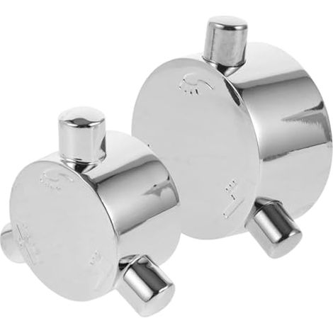 1 ensemble de poignée de robinet classique pour cuisine et salle de bain, design en métal durable, surface lisse pour une utilisation facile, finition colorée unique, accessoire pratique pour (1/5)