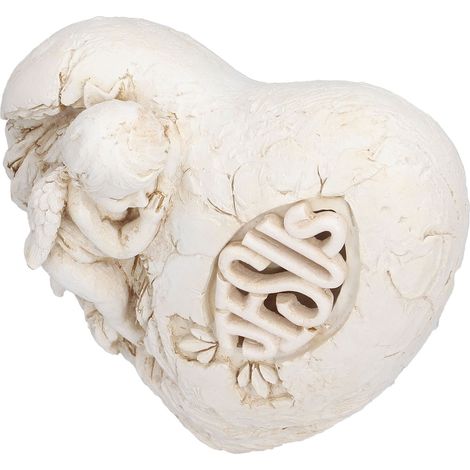 Statue en résine, design ajouré phosphorescent, adorable sculpture d'ange Jésus, décoration pour la maison et le bureau, cadeau SCS-RC085-A (1/5)