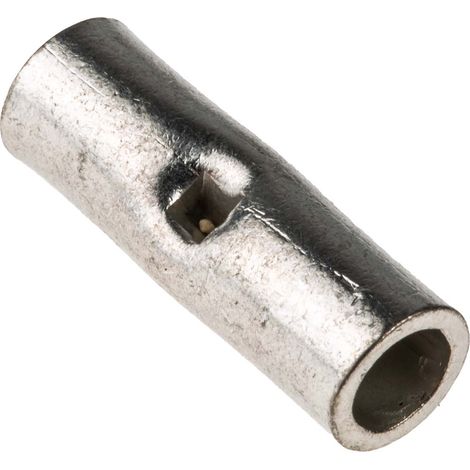 Rs Pro – Connecteur filaire bout à bout 6 mm² – Épissure non-isolée en cuivre étamé – Pour raccordement électrique fiable – Dimensions 4mm de diamètre