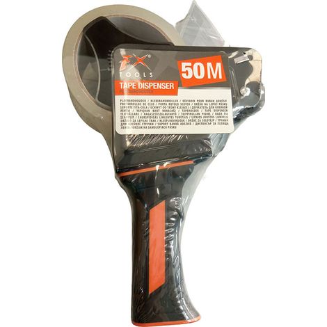 Dévidoir De Ruban D'emballage 50 Mm Avec Ruban De 50 M.