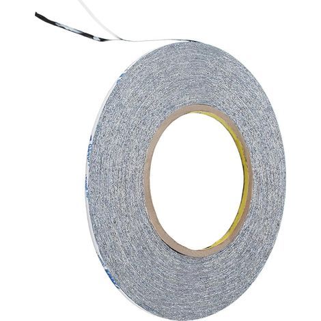 1mm Ruban Adhésif Double Face,Scotch double face fin,pour toutes réparations Smartphones,Tablettes,DIY,1 tome longueur 50m (1/5)