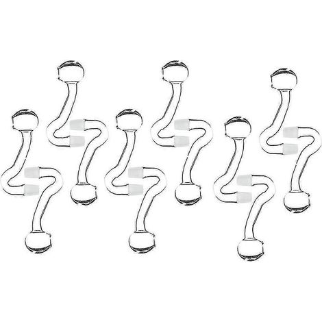 Glasanschlussadapter aus Borosilikatglas, 10 mm (12 Stück)