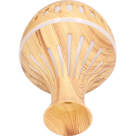 Humidificateur 300 ml, diffuseur d'huiles essentielles imitation bois, alimentation USB, 7 couleurs LED, 5 V, 1 A (1/5)