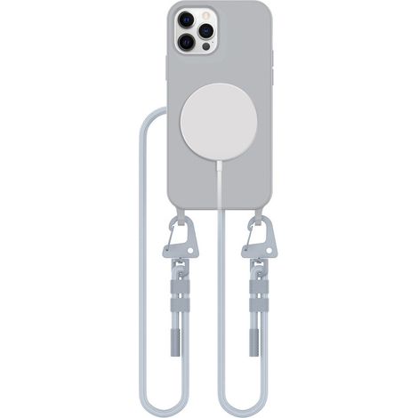 Étui de protection magnétique Tech-Protect MagSafe pour iPhone 12/12 Pro gris crayon (1/5)