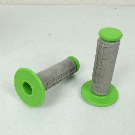 Paar Griff tun'r für Motorrad 494235 Ø22mm Ø24mm grau grün neu (1/4)