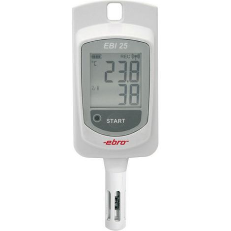 ebro 1340-6202 EBI 25-TH Multi-Datenlogger Messgröße Temperatur, Luftfeuchtigkeit -30 bis 60 °C 0 b