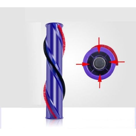 KLVGTIFS PU - Brosse de Nettoyage de Rechange (4 Broches, d=45mm) pour aspirateur Dyson V6 Total Clean V6 Absolute V7 (Ancienne Version) (1/4)