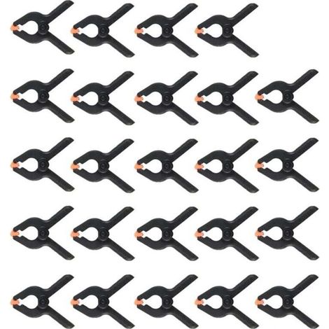 24 Pinces à Ressort en Plastique Multifonction pour Atelier Photographie et Modélisme (1/4)