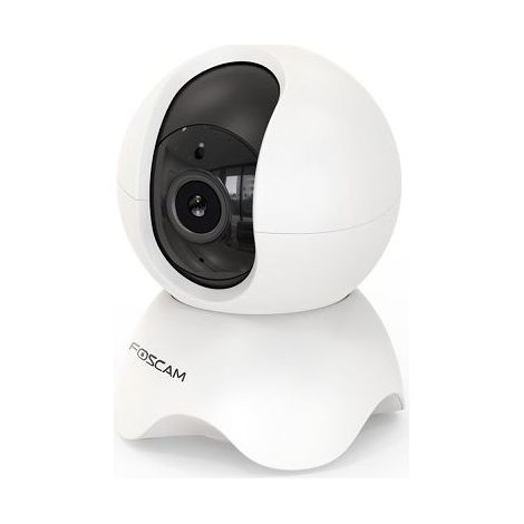 Foscam X5 - Cámara de vigilancia (5 Mpx, Wi-Fi, inclinable y giratoria), Blanco, 83 x 76 x 114 mm (1/4)