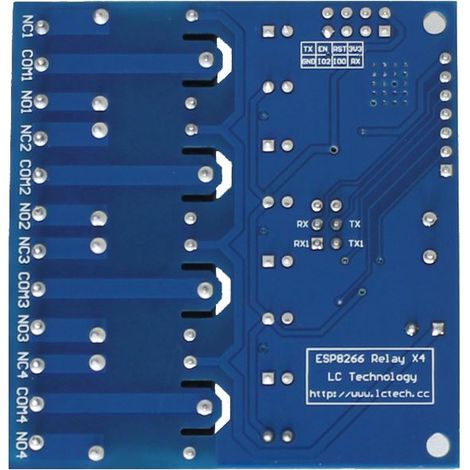 5V ESP8266 cuatro canales WiFi Relay IOT Smart Home Cellphone APP Control remoto (1/5)