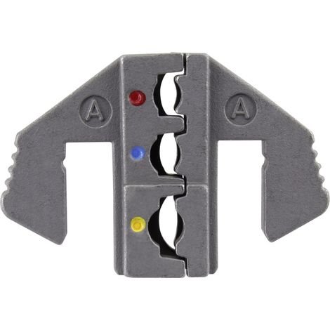 TOOLCRAFT PLE-0A Crimp-Einsätze Isolierte Kabelschuhe, Isolierte Flachstecker Quetschbereich: 0.5 bi (1/3)