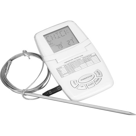 Kabelloses Fleischthermometer mit Display für Outdoor-Kochen, Grillen und Braten (1/5)