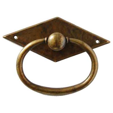 MANIGLIA PER MOBILI '5075' 43x57 mm - Patinato antico