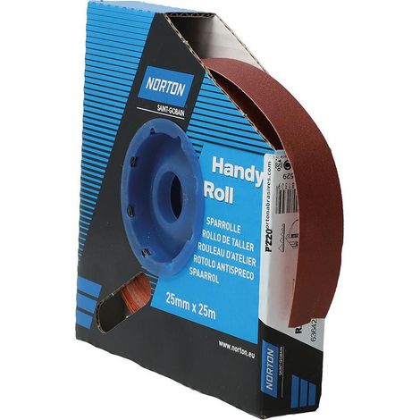Rodillo abrasivo R222 25mmx25m P220