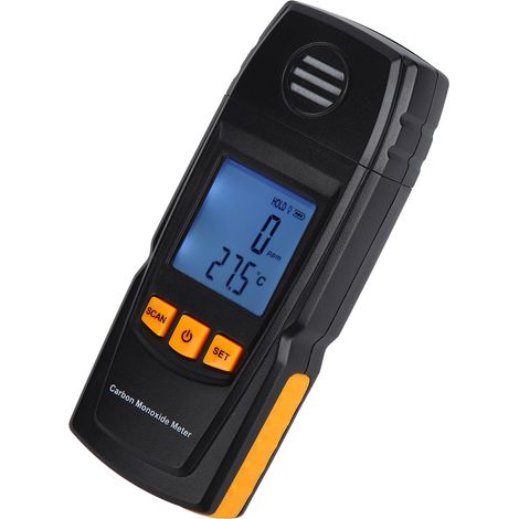 Détecteur de monoxyde de carbone numérique LCD GM8805 avec alarme sonore, haute précision pour test de gaz (1/5)