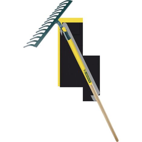 Râteau cailloutis 14 dents manche bois 150 cm certifié PEFC 100% - Leborgne