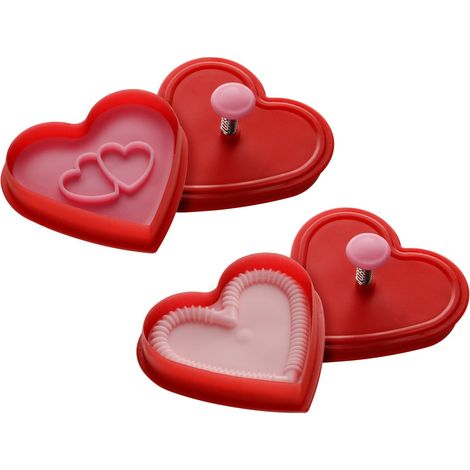 Premier Housewares Heart Shape Cookie Cutters/Stamps