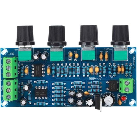 Carte de tonalité de préampli Alimentation Unique préamplificateur électrique composant électronique pour amplificateur NE5532 (1/5)