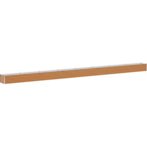 vidaXL Jardinière surélevée 775 x 50 x 36 cm Acier galvanisé