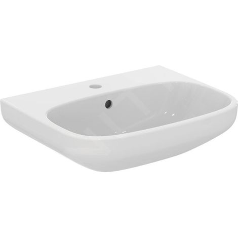 Ideal Standard i.Life A - Lavabo 550x440 mm, avec trop-plein, trou pour robinetterie, blanc T470601 (1/5)