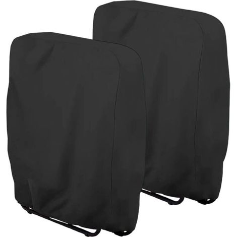 Housses de protection imperméables pour meubles d'extérieur. lot de 2 housses de chaise zéro gravité. housses de chaise de patio pliantes pour tous les temps. housses de chaise anti-gravité (1/5)