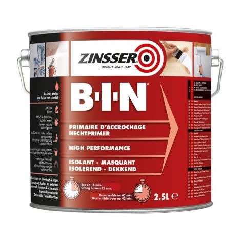 Zinsser BIN Primer blanc 2,5L