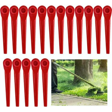 200 lames de rechange en plastique pour coupe-bordures Gardena. (1/5)
