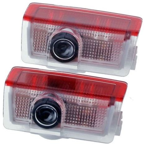 Set of 2 car door logo projectors - Compatible with Benz ABCEMG GL GLA GLC GLE GLS 4-door Class W205 W213 W176 W166 W212 (1/4)