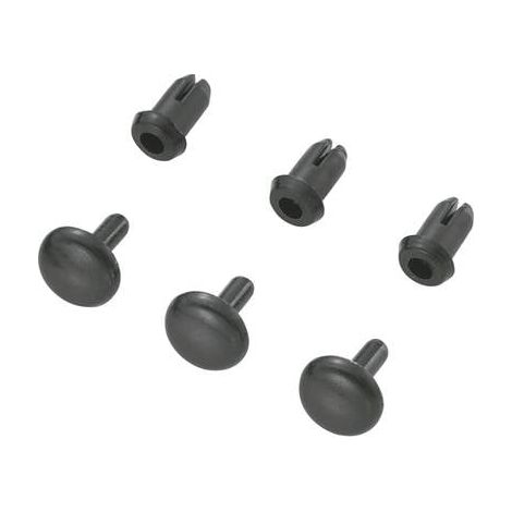 TRU COMPONENTS TC-SRR-355K203 RIVET À EXPANSION Ø DU TROU 3 MM NOIR 1000 PC(S) TC-10820808