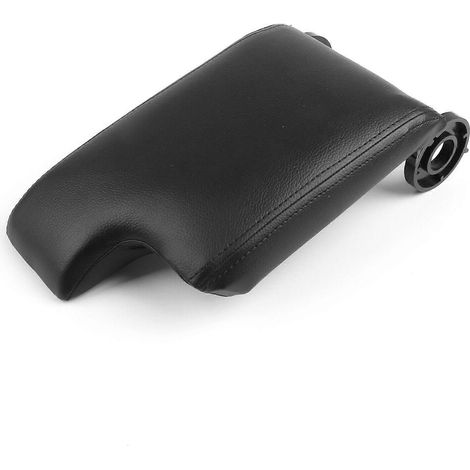 Schwarzer Lederbezug für die Mittelarmlehne für BMW 3er E46 (1998-2006) (1/5)