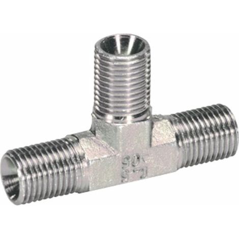 Adaptateur T filetage Mâle 1/4" (1/2)