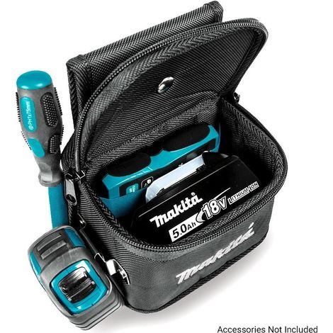 Makita E-05206 BL1830 BL1840 BL1850 Zip Top Twin Dual Battery Tool Work Pouch (1/5)