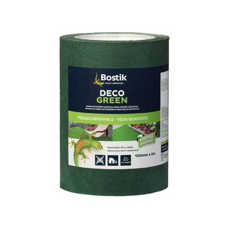 FPLUS bostik banda de union removible verde 15cm x5mt , PEGADO REMOVIBLE

Banda de unión autoadhesiva de velo fibroso para una buena unión entre los rollos de césped artificial. Es (1/5)