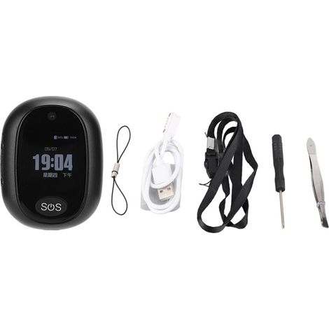 Pendent GPS 4G RF-V45 avec SOS et Alarme Anti-Perte pour Personnes Âgées et Enfants