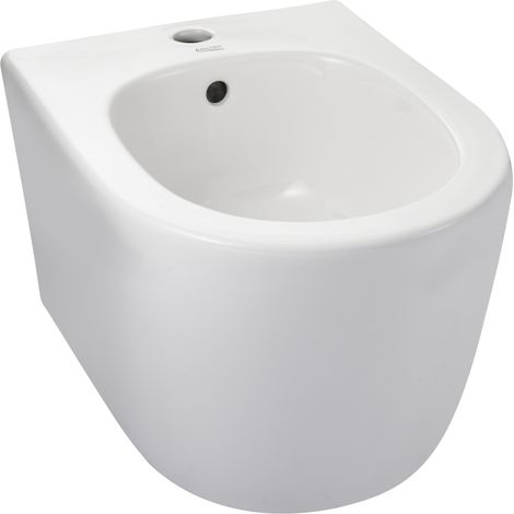 Balneo Bidet suspendu, sans bride bau, Ceramique, Blanc, AROX (1/4)