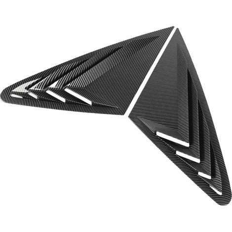 Couvercle de Volet de Persienne de Fenêtre Latérale Arrière 2 Pièces Couvercle de Persienne de Fenêtre Latérale Arrière Gauche Droite de Volet de de de Remplacement de Store FY Coupé (Style (1/5)