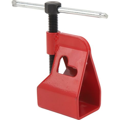 Klemmringabzieher, Sanitärwerkzeug zum Entfernen von Muttern und Klemmringen von 1/2-Zoll-Kupferrohren (rotes Werkzeug) (1/5)