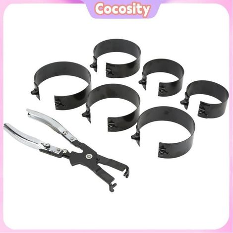 Cocosity Ensemble de compresseur de segment de piston Jeu de Pistons Universels avec 6 Tailles-outil de Pince moto coffret (1/5)