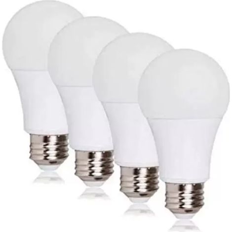 Lot de 4 ampoules spots intelligentes – 7 W – Lumières à détection de mouvement et de son – Lampes rechargeables à économie d'énergie pour placard, escalier, couloir, chambre (1/5)