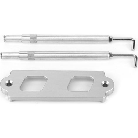 Kit de fixation de batterie pour Honda Civic/CRX - Argent (1/5)