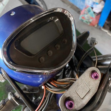 Compteur de vitesse/odomètre pour moto, compteur numérique 70 (1/5)