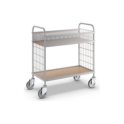 eurokraft pro Carrello a ripiani per ufficio portata 150 kg