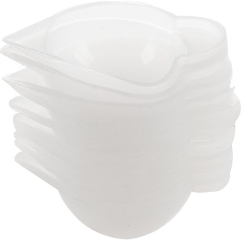 Set mit 10 Silikonformen für Epoxidharz, Farbspender und Modulationsformen, ideal für die Schmuckherstellung. (1/5)