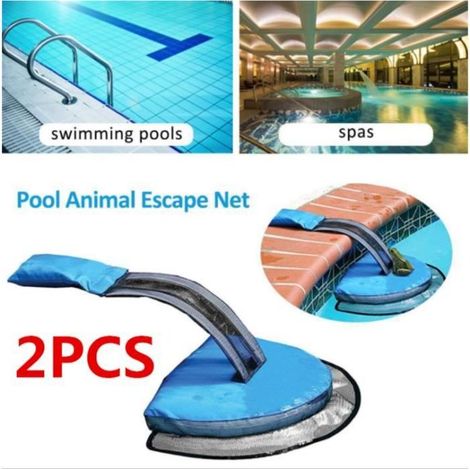 2-teilige Haustier-Rampe. Evakuierungsrettung für Kleintiere im Pool. (1/5)