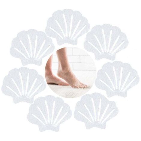 Set of 20 Non-Slip Shower Stickers, Anti-Slip Stickers, Safety Bath Strips for Bathtubs, Showers, Adhesive Strips, Waterproof, Transparent（79cm） (1/3)
