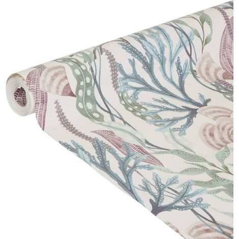 Papier peint pré-encollé motif marin Mohera 53x1000cm - Atmosphera créateur d'intérieur (1/3)